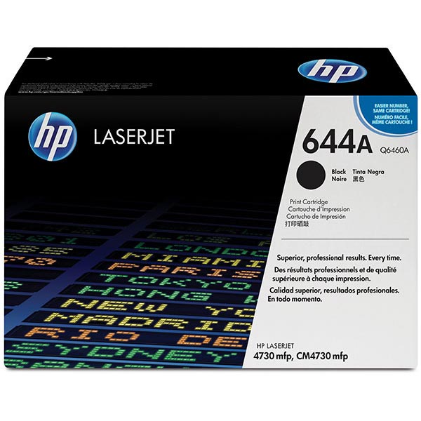 Genuine HP Q6460A (HP 644A) Black OEM Toner Cartridge