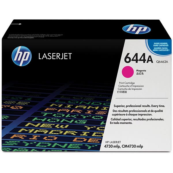 Genuine HP Q6463A (HP 644A) Magenta OEM Toner Cartridge