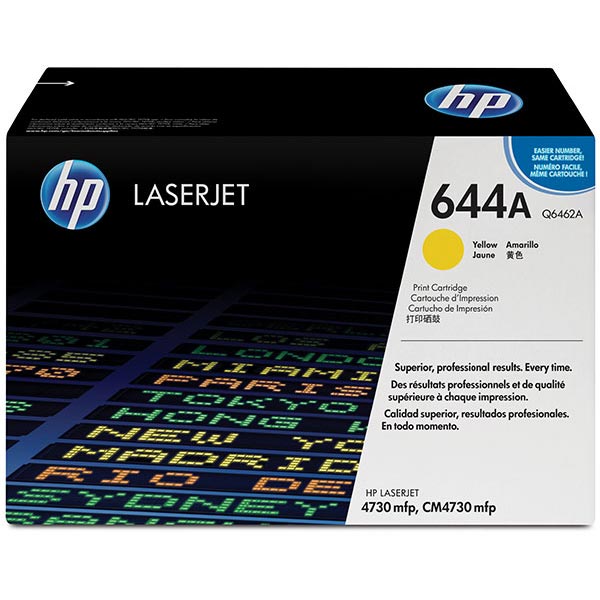 Genuine HP Q6462A (HP 644A) Yellow OEM Toner Cartridge